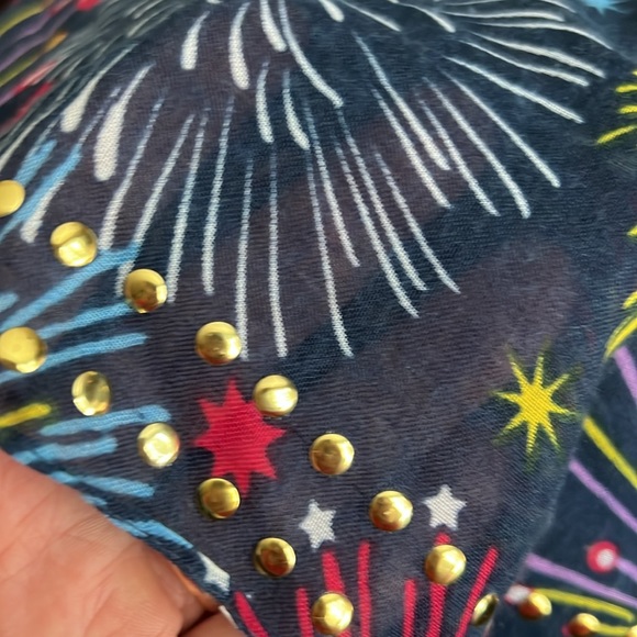 Forth of July, cotton scarf - Picture 7 of 7